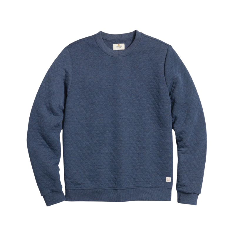 Marine Layer Men's Corbet Quilted Crewneck