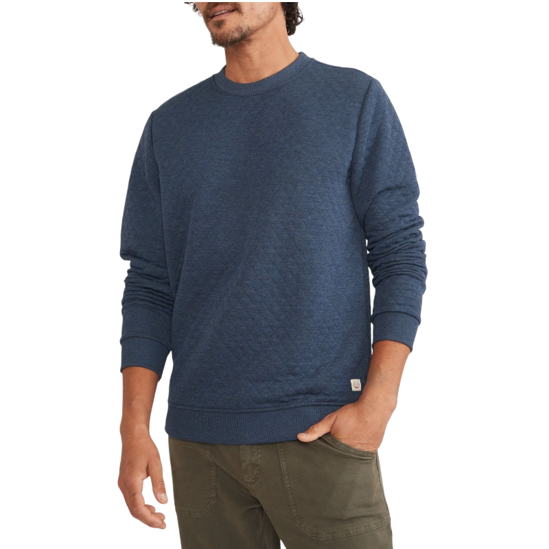 Marine Layer Men's Corbet Quilted Crewneck