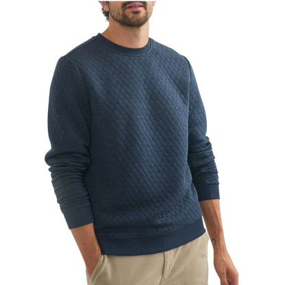 Marine Layer Men's Corbet Quilted Crewneck