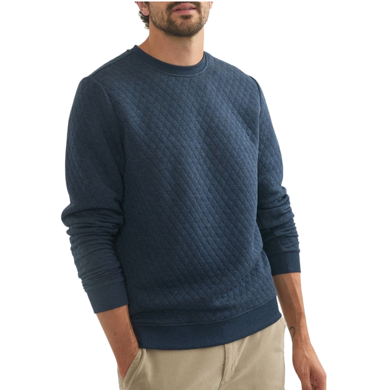 Marine Layer Men's Corbet Quilted Crewneck