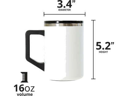 Elemental Summit 16oz Mug - White