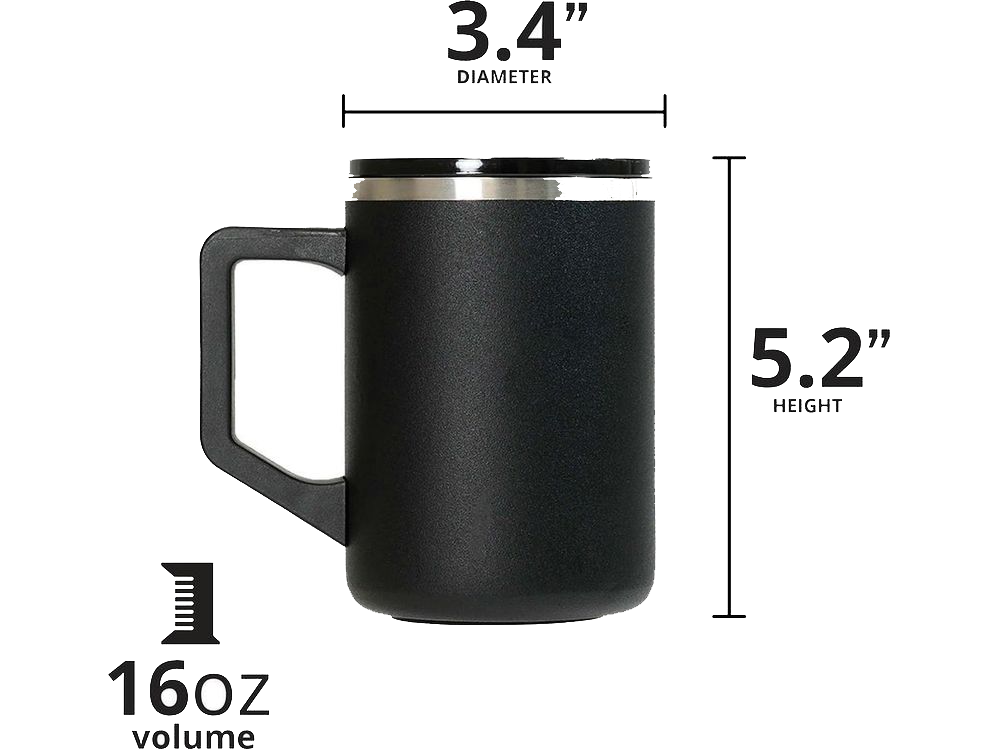 Elemental Summit 16oz Mug - Black