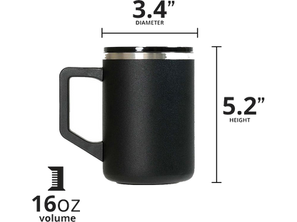 Elemental Summit 16oz Mug - Black