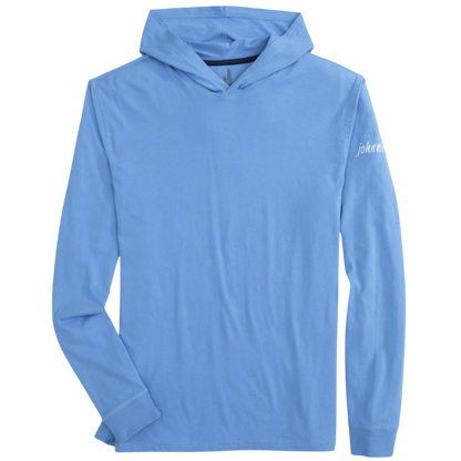Johnnie-O Men's Edison Garment Dyed Long-Sleeve Hooded Tee