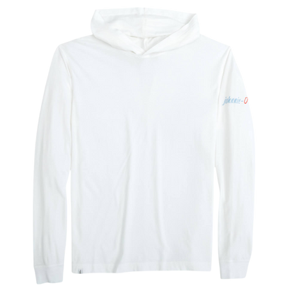 Johnnie-O Men's Edison Garment Dyed Long-Sleeve Hooded Tee