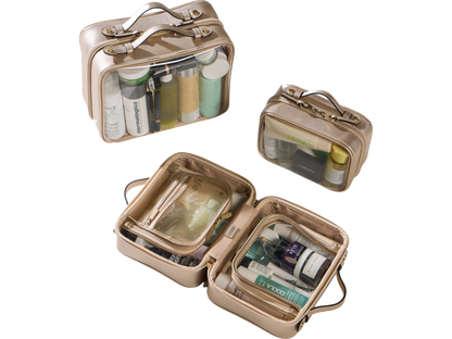 Calpak Large Clear Cosmetics Case