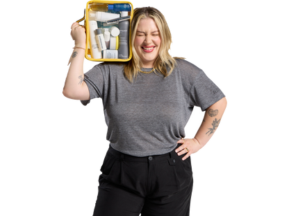 Calpak Large Clear Cosmetics Case