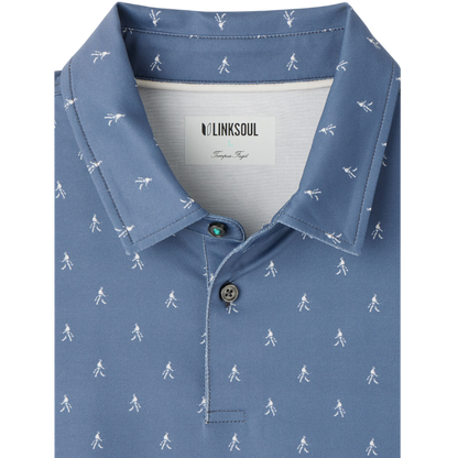 Linksoul Men's Drysdale Printed Polo