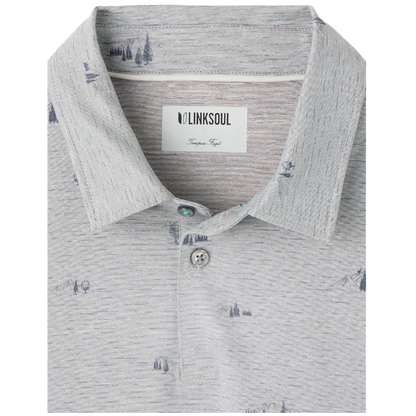 Linksoul Men's Drysdale Printed Polo