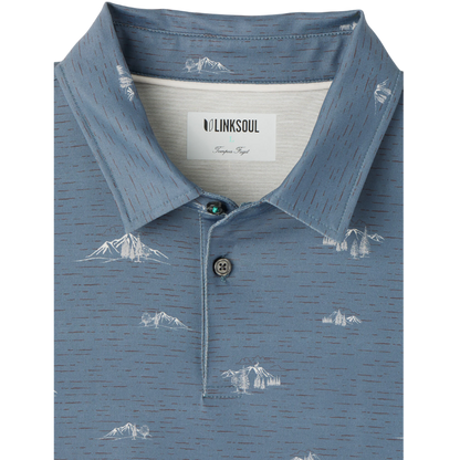Linksoul Men's Drysdale Printed Polo