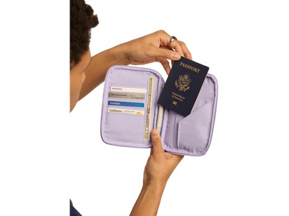 Calpak Luka Zippered Passport Wallet