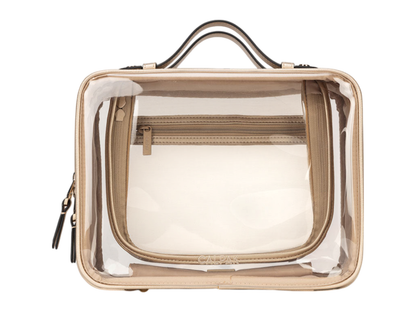 Calpak Medium Clear Cosmetics Case