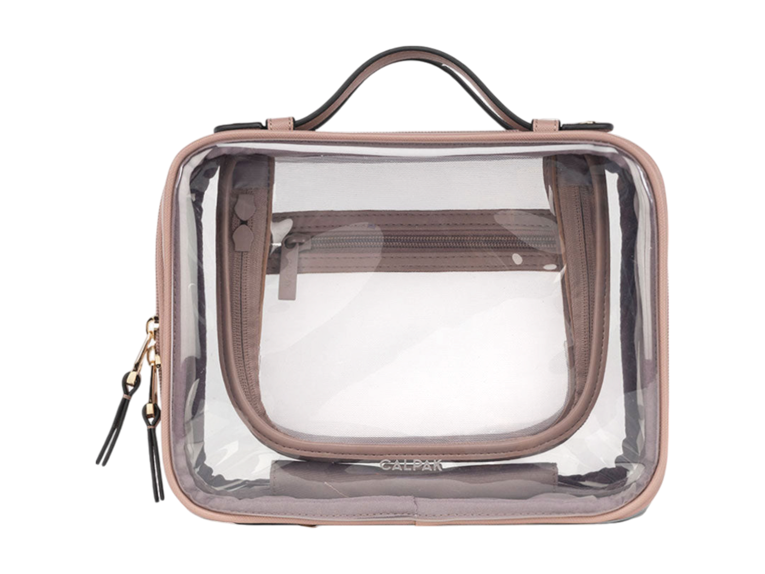 Calpak Medium Clear Cosmetics Case