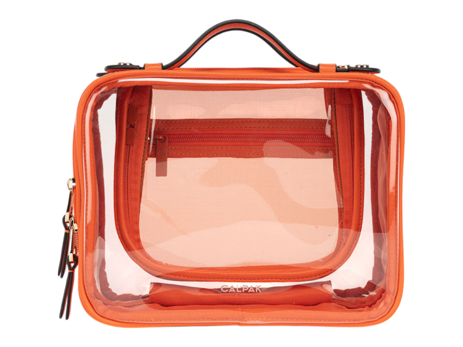 Calpak Medium Clear Cosmetics Case