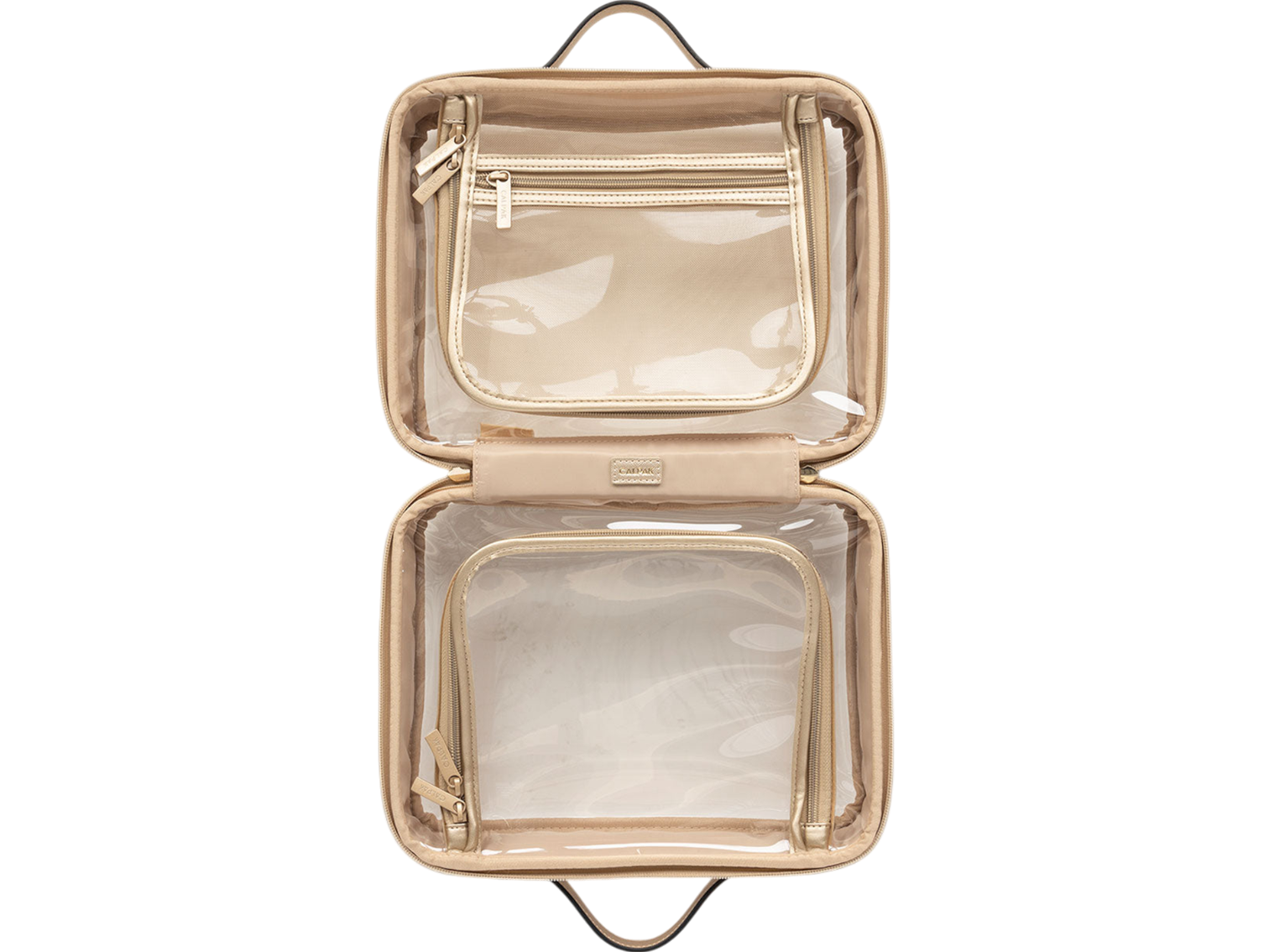 Calpak Medium Clear Cosmetics Case