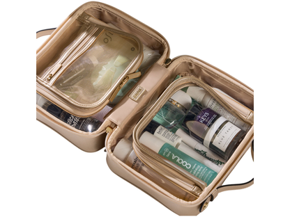 Calpak Medium Clear Cosmetics Case