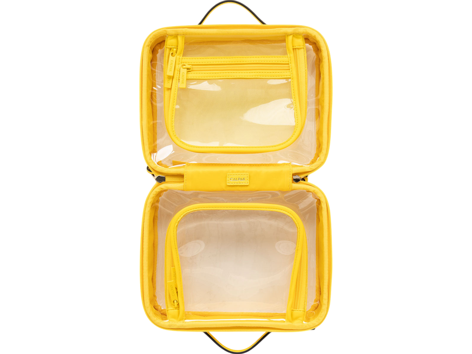 Calpak Medium Clear Cosmetics Case
