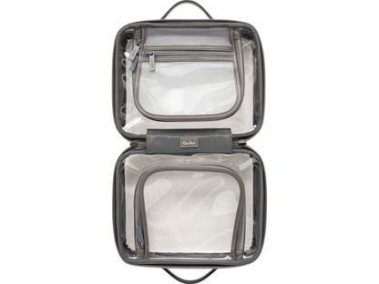 Calpak Medium Clear Cosmetics Case