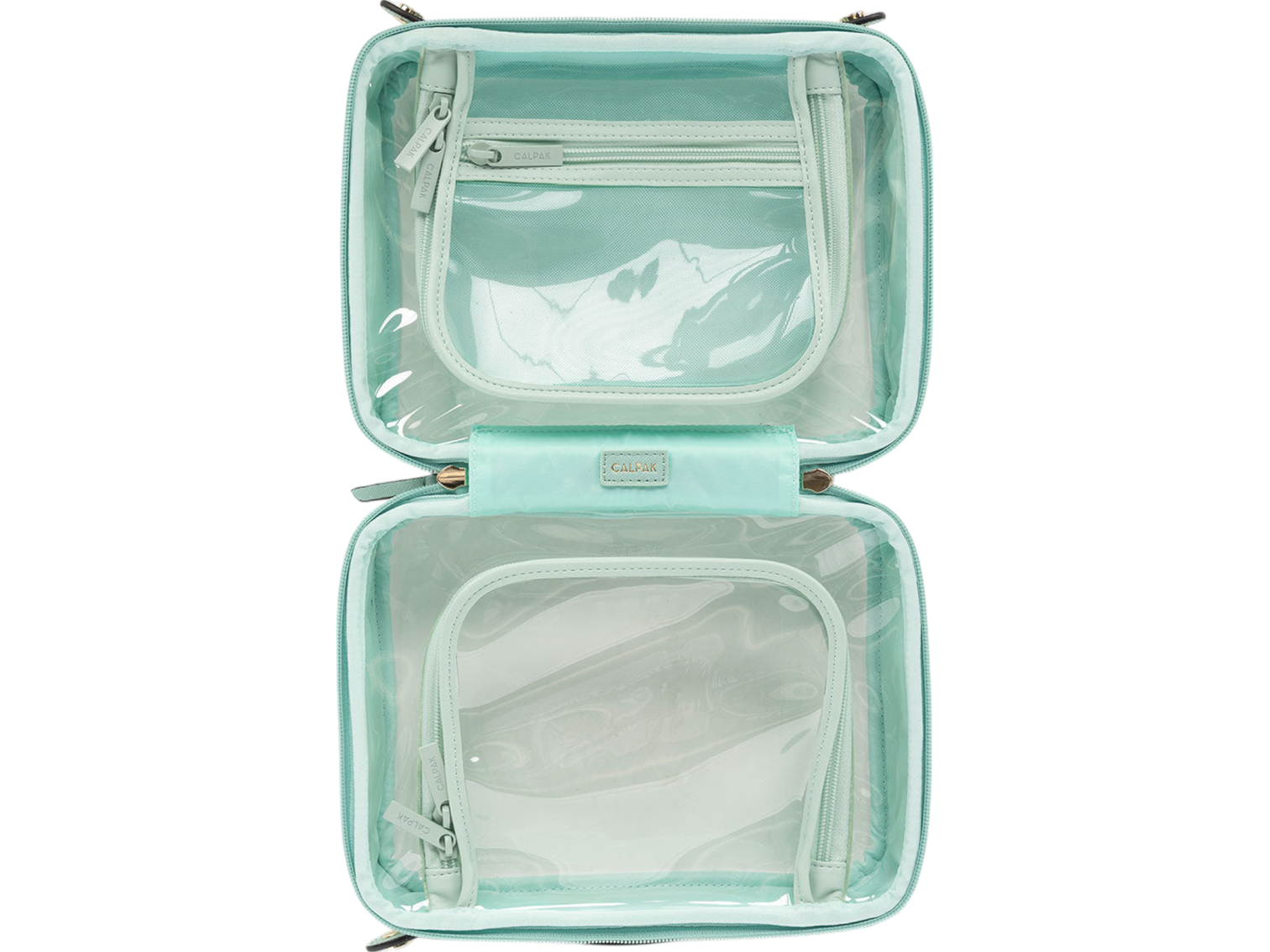 Calpak Medium Clear Cosmetics Case