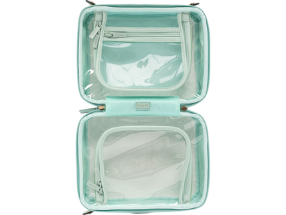 Calpak Medium Clear Cosmetics Case
