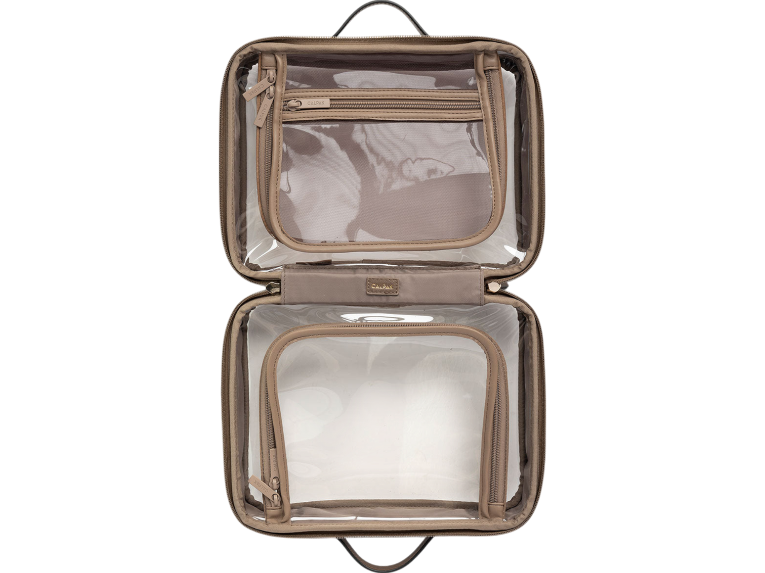 Calpak Medium Clear Cosmetics Case