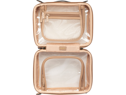 Calpak Medium Clear Cosmetics Case