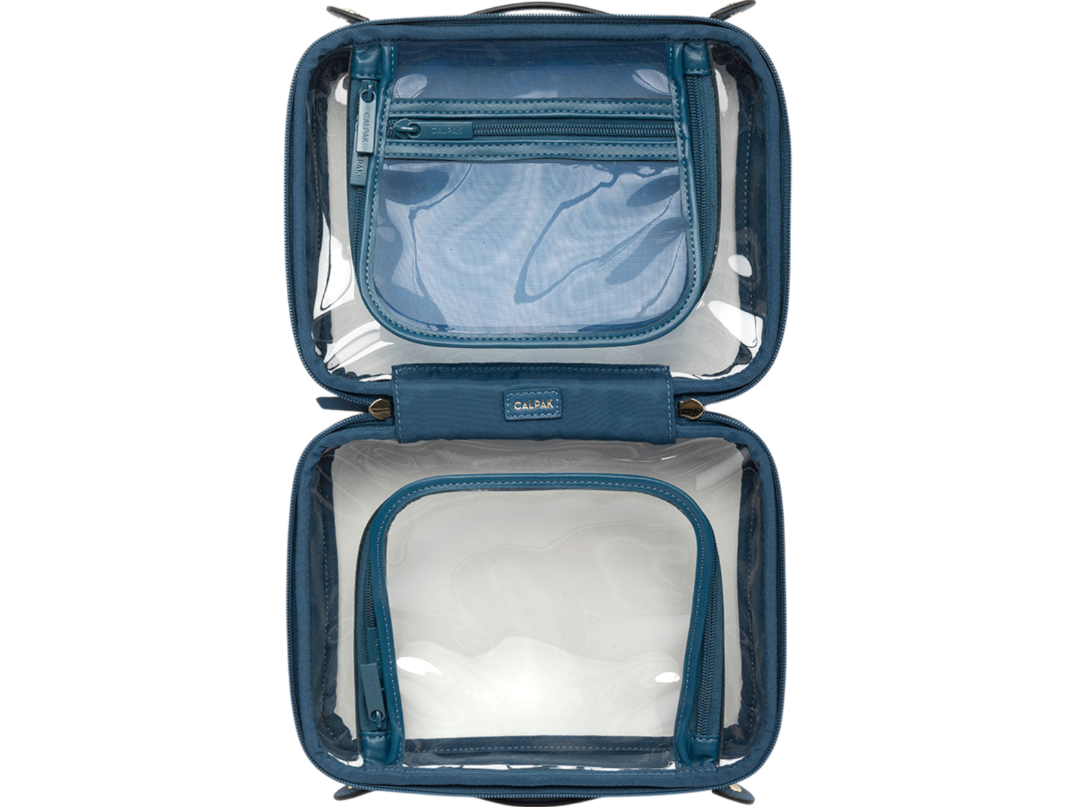 Calpak Medium Clear Cosmetics Case