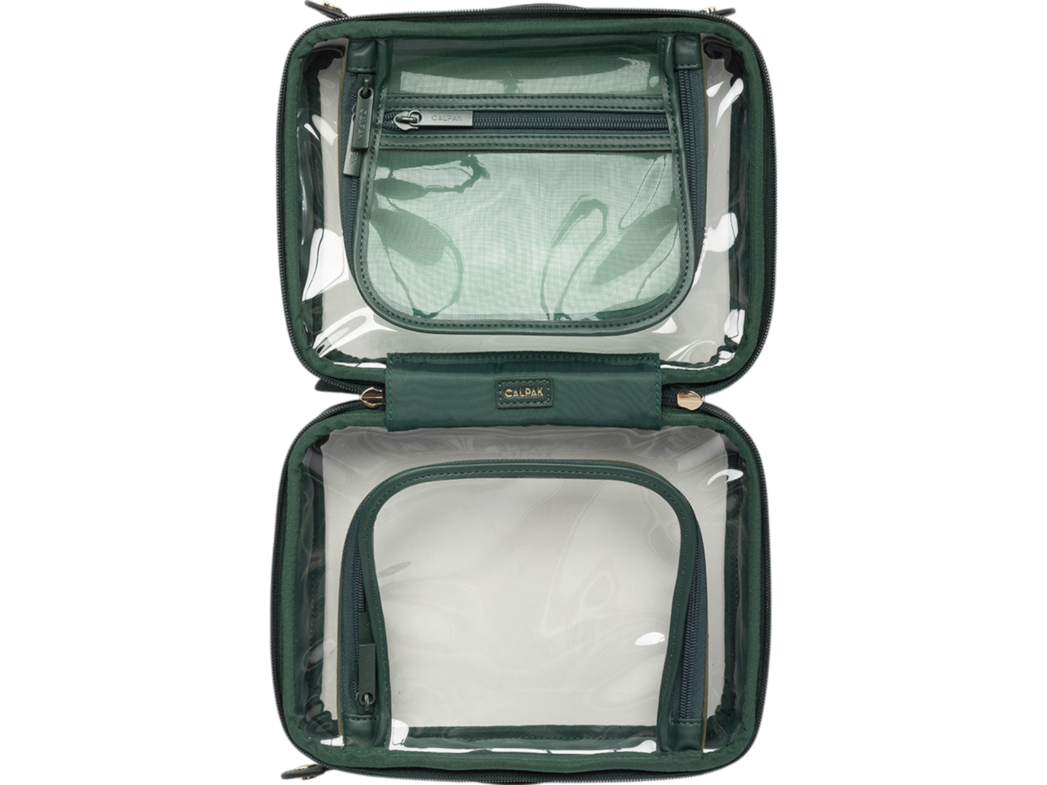Calpak Medium Clear Cosmetics Case