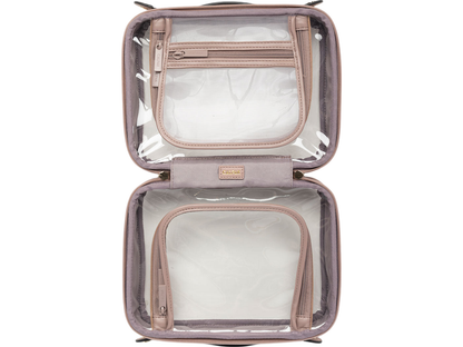 Calpak Medium Clear Cosmetics Case