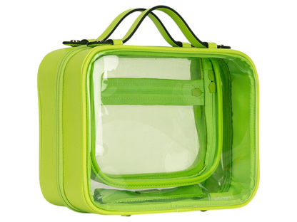 Calpak Medium Clear Cosmetics Case