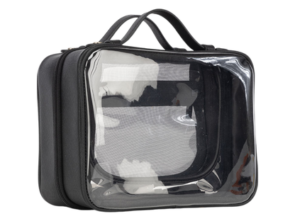 Calpak Medium Clear Cosmetics Case