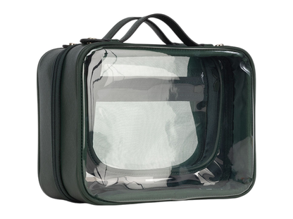 Calpak Medium Clear Cosmetics Case