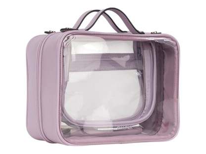 Calpak Medium Clear Cosmetics Case