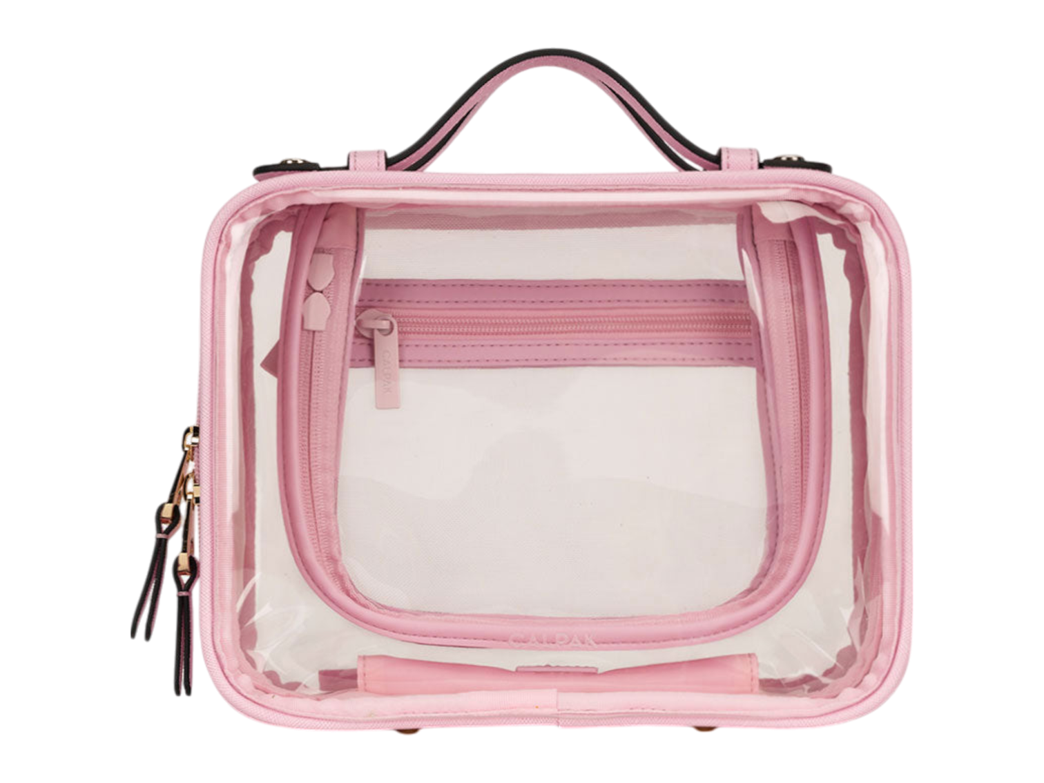 Calpak Medium Clear Cosmetics Case