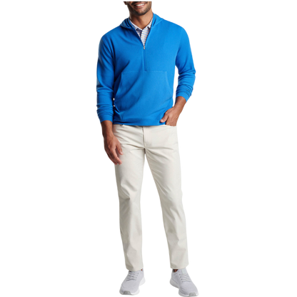 Peter Millar Men's Grid Performance Half-Zip Hoodie