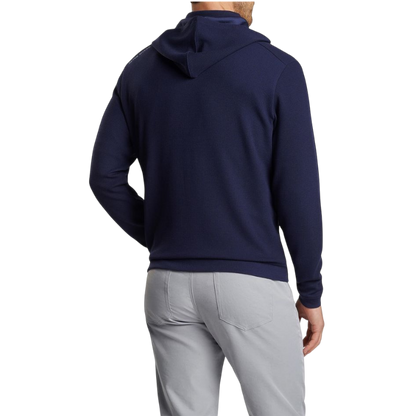 Peter Millar Men's Grid Performance Half-Zip Hoodie