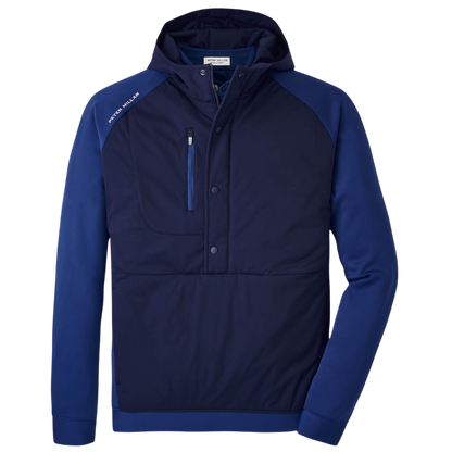Peter Millar Men's Weld Half-Snap Hoodie