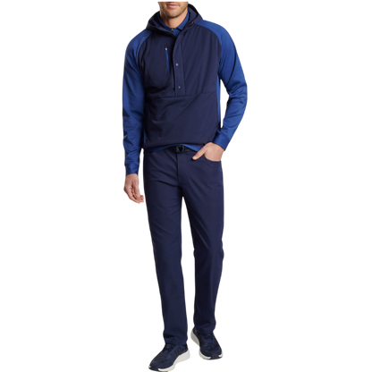 Peter Millar Men's Weld Half-Snap Hoodie