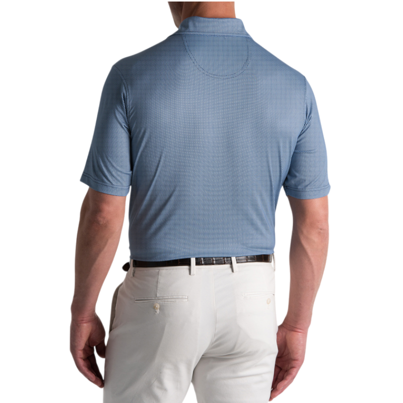 Fairway and Greene Men's Bone Print Polo