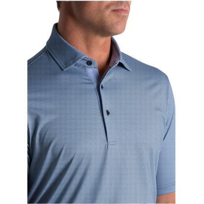 Fairway and Greene Men's Bone Print Polo