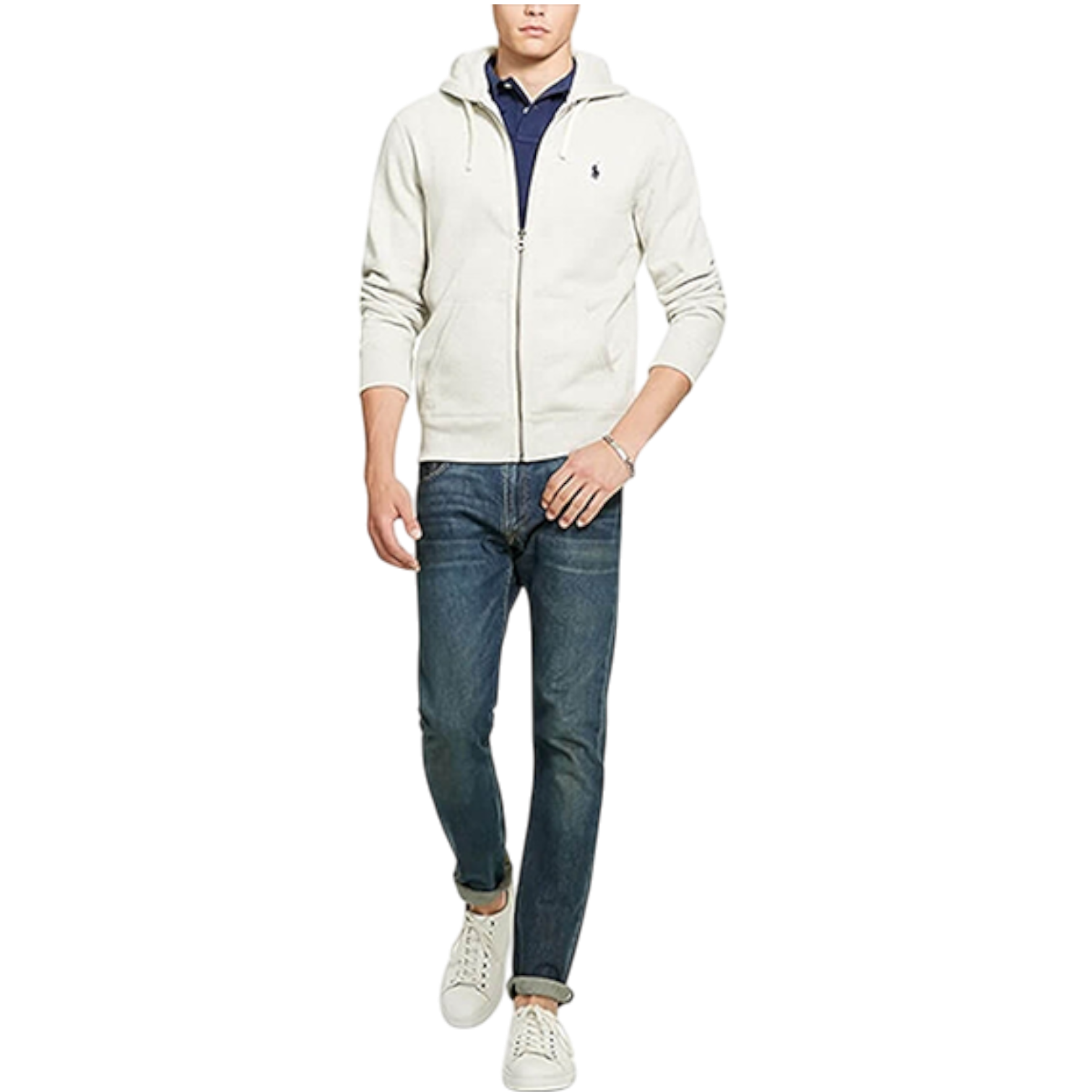 Polo Cotton Blend Fleece Hoodie