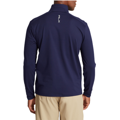 RLX Brushed Back Tech Jersey ¼ Zip With Reflective Pocket