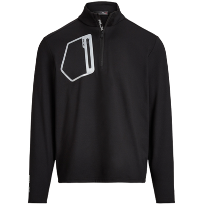 RLX Brushed Back Tech Jersey ¼ Zip With Reflective Pocket