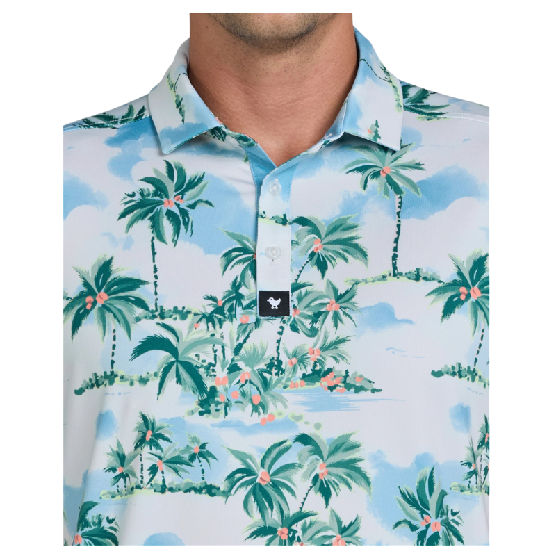 Postcard Vacation Core Performance Polo