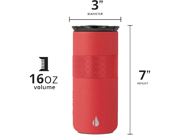 Elemental Artisan 16oz Tumbler - Matte Red