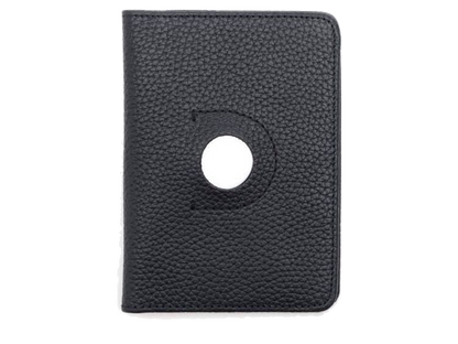Royce AirTag Holder Trackable Passport Travel Wallet