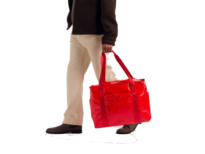 Calpak Terra 35L Water Resistant Zippered Tote Bag in Blossom