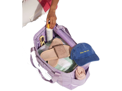 Calpak Terra 35L Water Resistant Zippered Tote Bag in Blossom