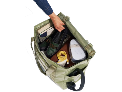 Calpak Terra 35L Water Resistant Zippered Tote Bag in Blossom