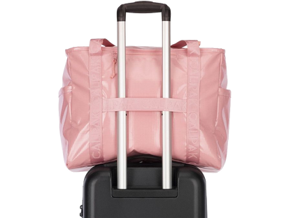 Calpak Terra 35L Water Resistant Zippered Tote Bag in Blossom